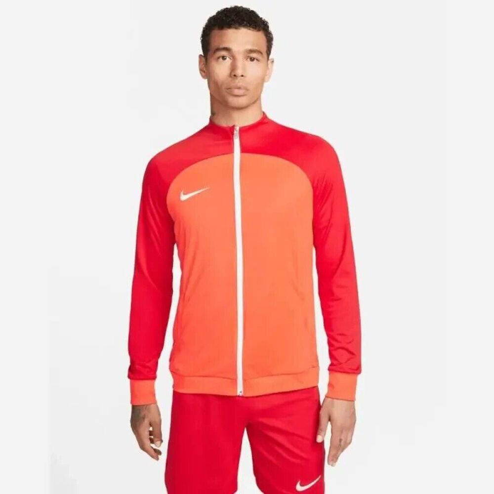 Nike Team Academy Pro Full Zip Track Jacket Men's Medium Red DH9234 Running NWT